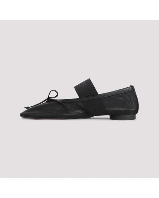 MM6 by Maison Martin Margiela Black Ballerinas