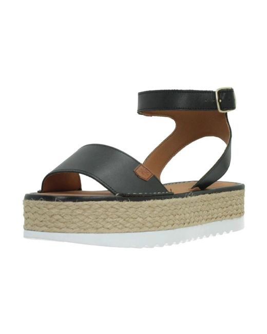 Flat Sandals POPA de color Green