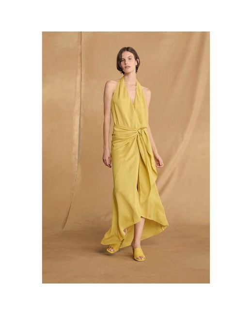 Cortana Yellow Maxi Dresses