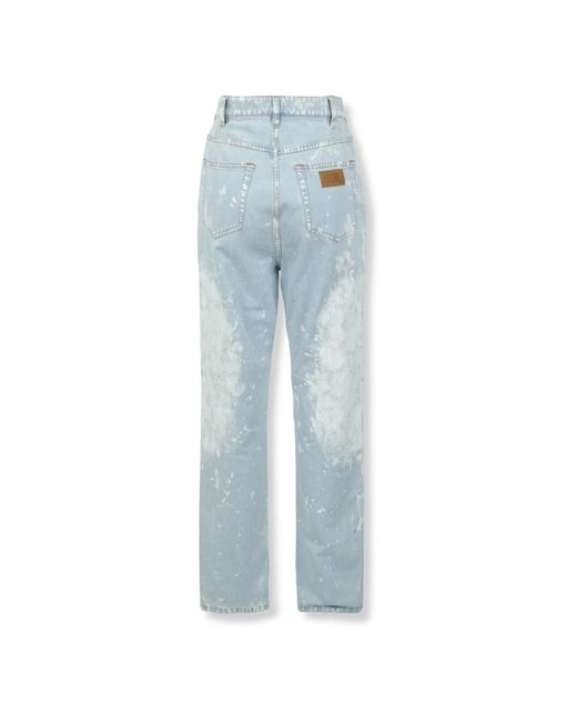 MM6 by Maison Margiela Blue Straight Jeans