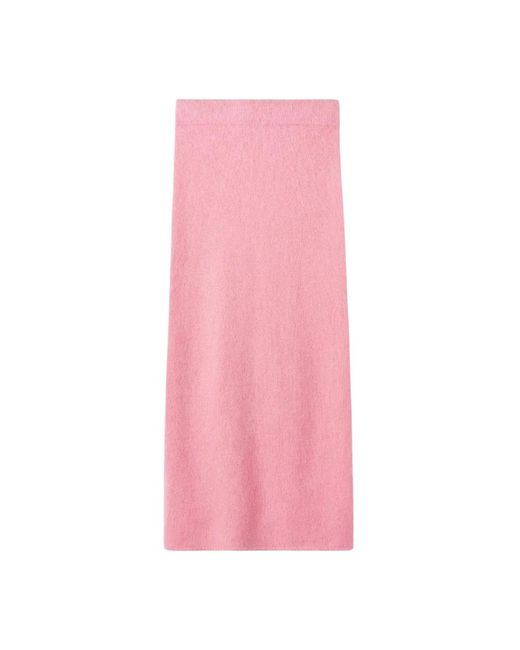 Soft Goat Pink Maxi Skirts