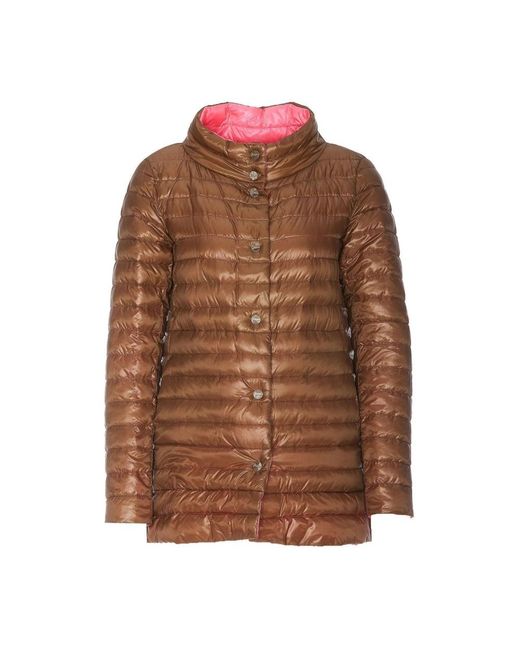 Herno Brown Down Jackets