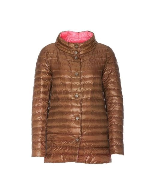 Herno Brown Down Jackets