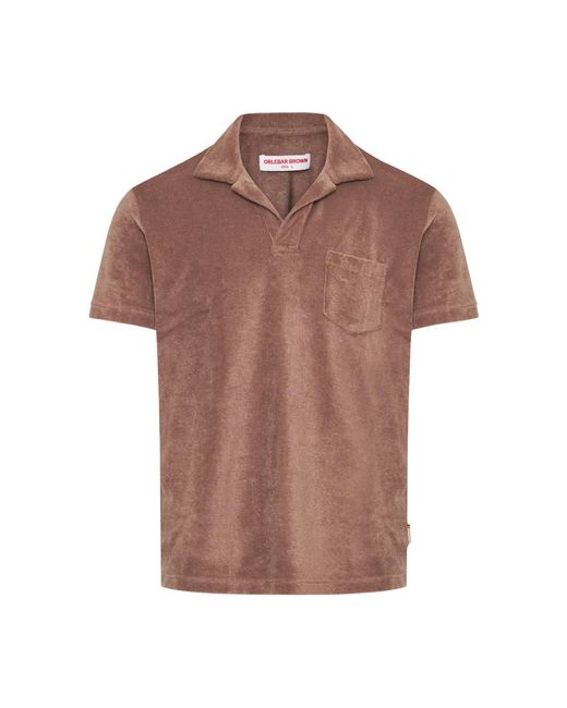 Orlebar Brown Brown Polo Shirts for men