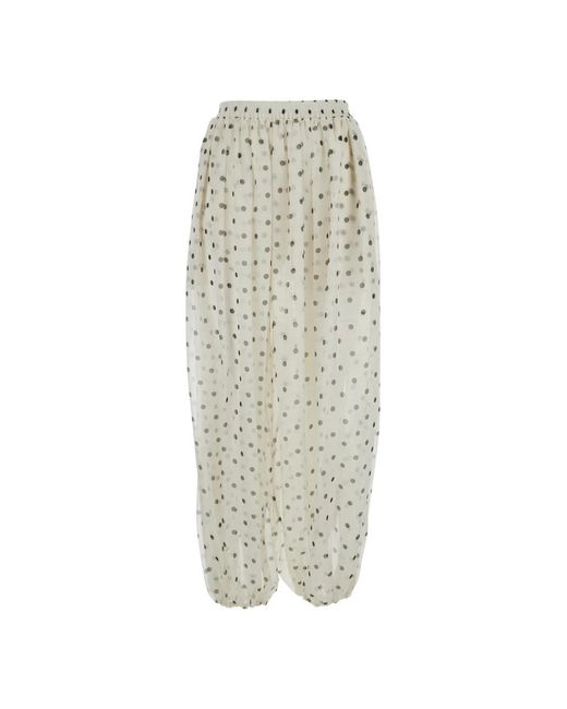 MSGM Pois Pants in het Natural