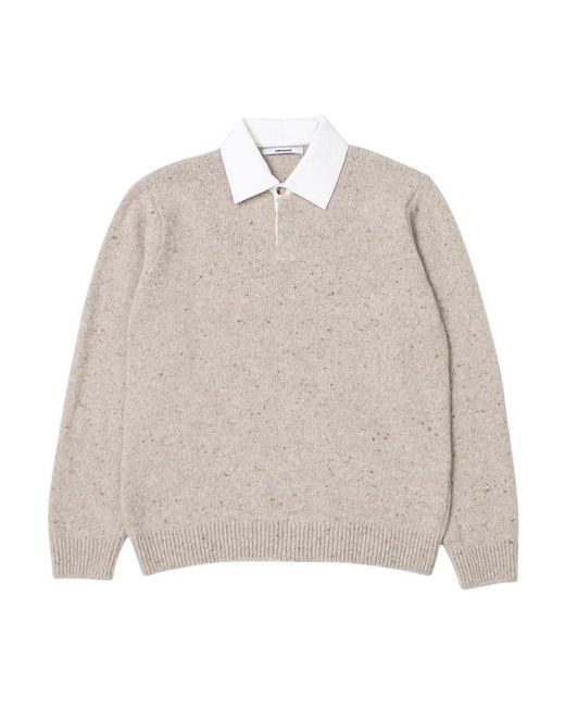 Edmmond Studios Natural Round-Neck Knitwear for men