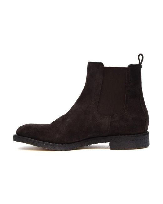 Roberto Del Carlo Brown Chelsea Boots for men