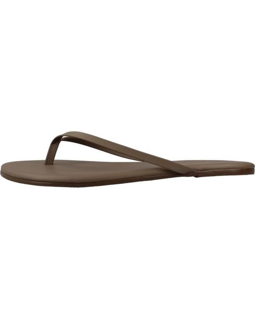 TKEES Brown Flip Flops