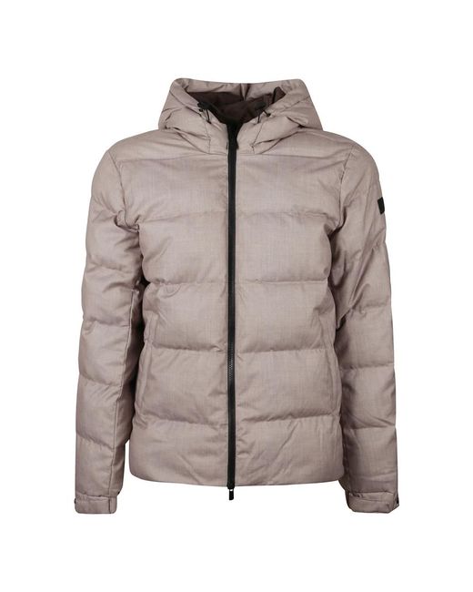 Mc2 Saint Barth Hooded Padded Jacket in het Brown voor heren