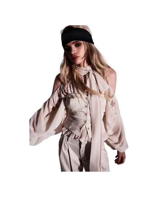 Aniye By White Sleeveless Tops