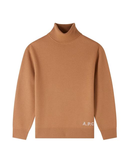 A.P.C. Brown Turtlenecks