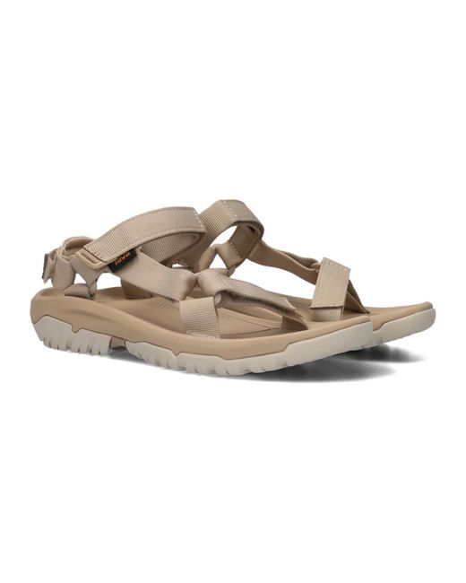 Teva Flat Sandals in het Metallic