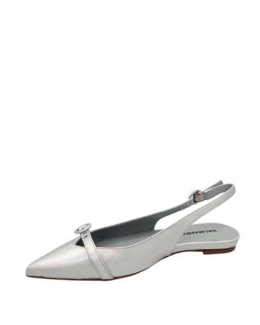 Halmanera Metallic Ballerina Shoes