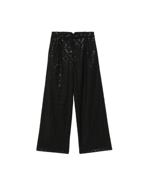 Wide Trousers di ROTATE BIRGER CHRISTENSEN in Black
