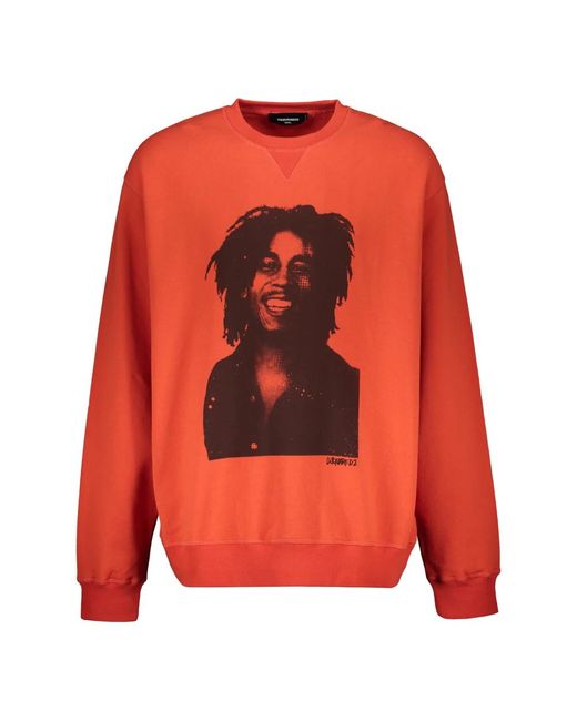 DSquared² Sweatshirts in het Orange voor heren
