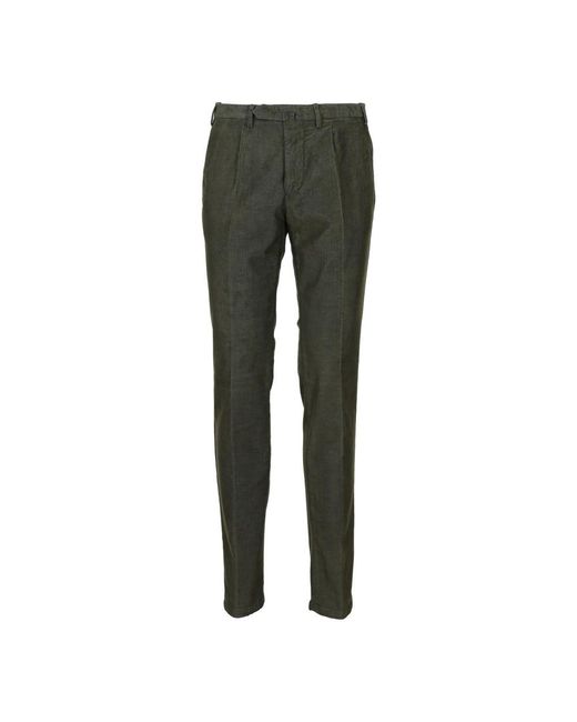 Santaniello Green Slim-Fit Trousers for men