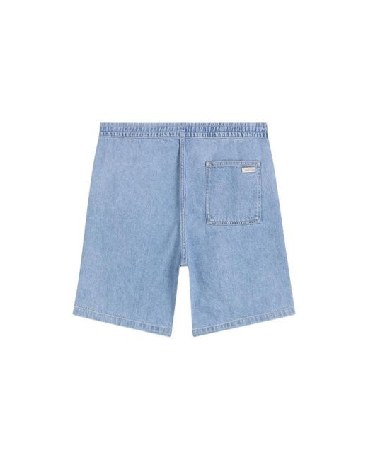 Calvin Klein Blue Denim Shorts for men