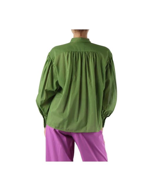 Niu Green Baumwoll voile hemd klassisch langarm