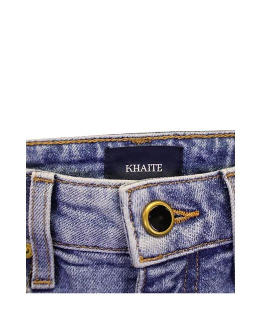 Khaite Blue Straight Jeans