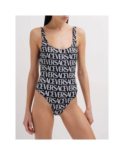 Versace Black One-Piece