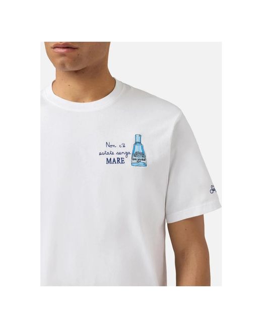 Mc2 Saint Barth White T-Shirts for men