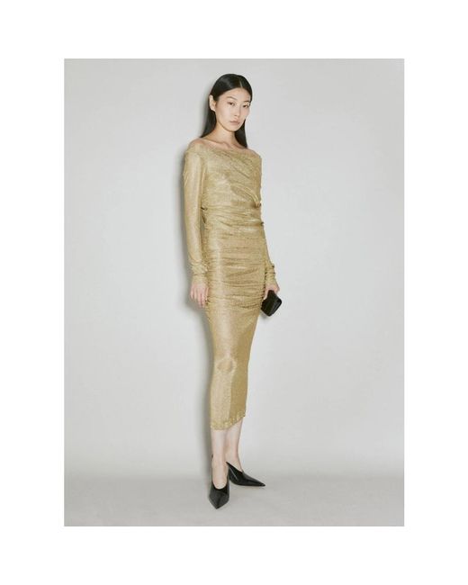 Dolce & Gabbana Metallic Midi Dresses