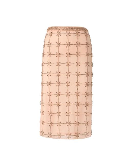 Pinko Pink Maxi Skirts