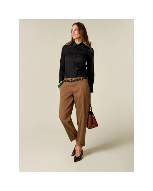 Chinos Oltre en coloris Brown