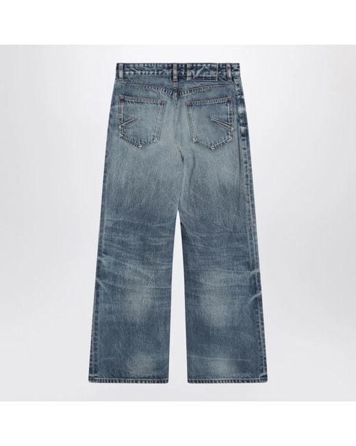 Alaïa Blue Wide Jeans