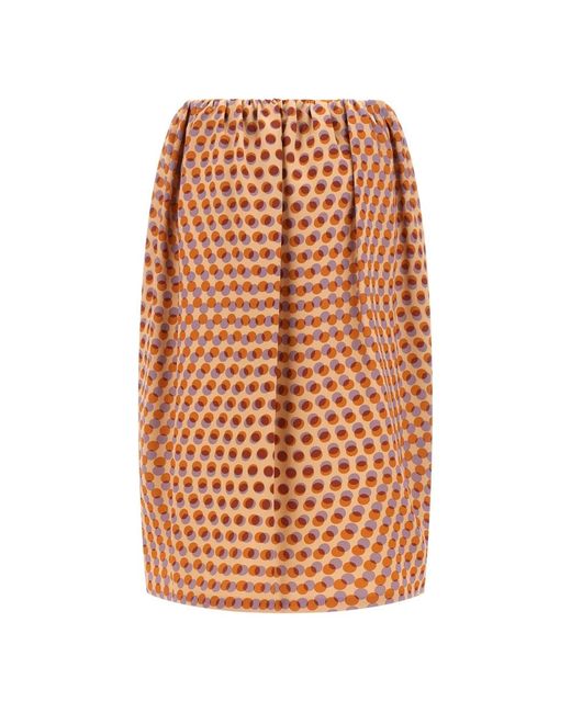 Dries Van Noten Multicolor Midi Skirts
