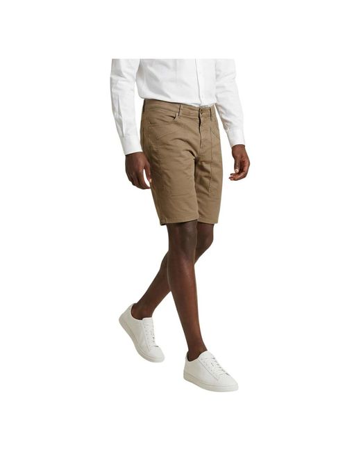 Jeckerson Natural Casual Shorts for men