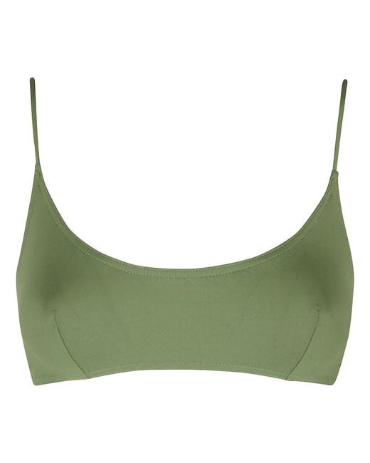 Mc2 Saint Barth Green Sleeveless Tops