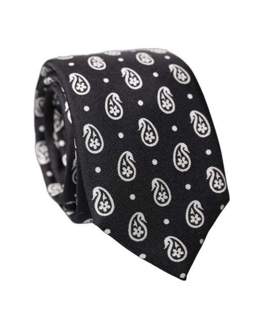 Ties di Dolce & Gabbana in Black da Uomo