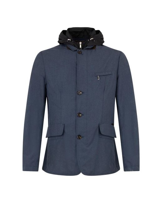 Moorer Blue Light Jackets for men