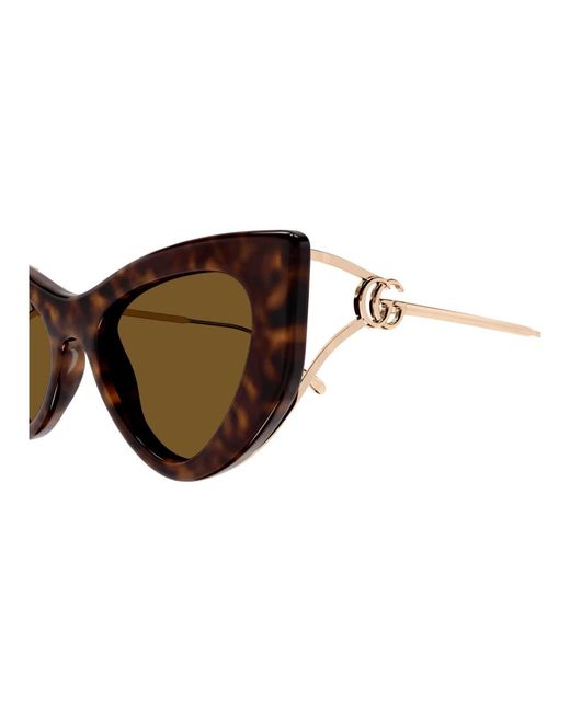 Gucci Brown Gg1565s 002 sunglasses,gg1565s 003 sunglasses,schwarze sonnenbrille mit zubehör,gg1565s 004 sunglasses