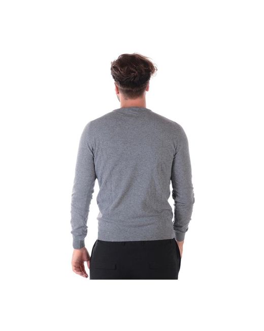 Daniele Alessandrini Gray Round-Neck Knitwear for men