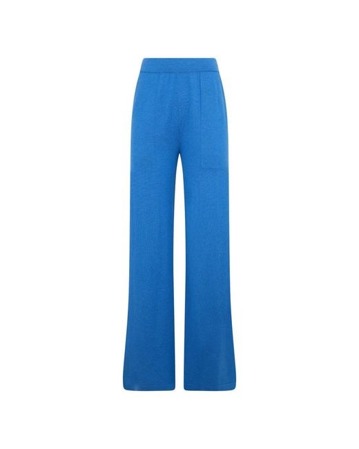Moorer Blue Wide Trousers
