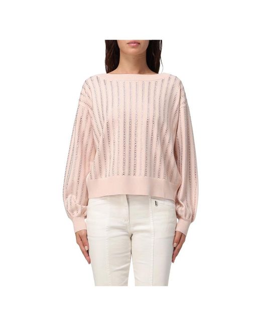 Liu Jo Stijlvolle Sweaters Voor Vrouwen in het Pink