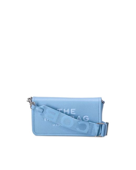 Marc Jacobs Blue Klare Blaue Umhängetasche Mit Umschlag