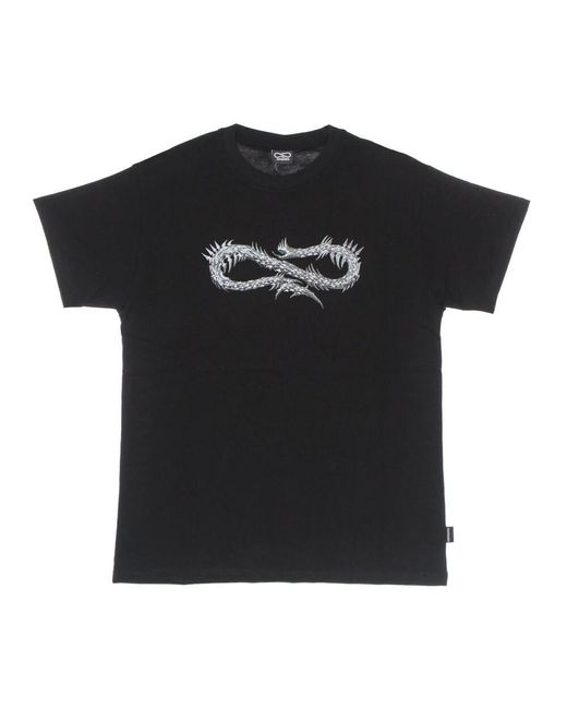 Propaganda Schwarzes Blessend Tee Mit Schlangenprint in Black für Herren