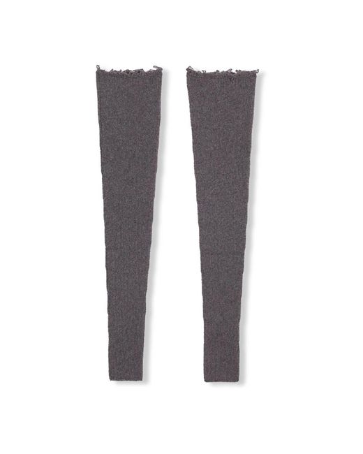 Cortana Accessoires ,Grijs ,Wol Lange Armwarmers Van Wol En Kasjmier in het Gray