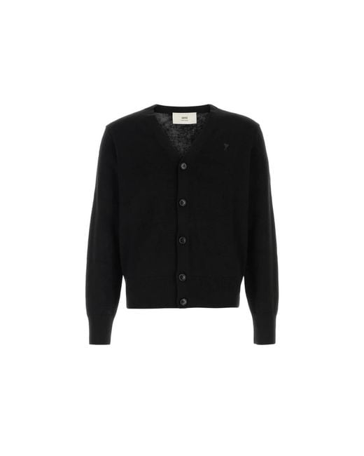 AMI Cardigans in het Black voor heren