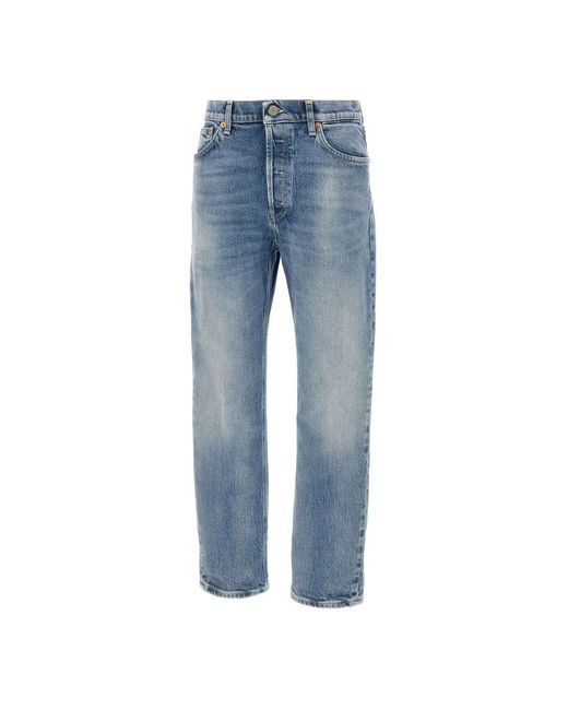 Dondup Blue Straight Jeans