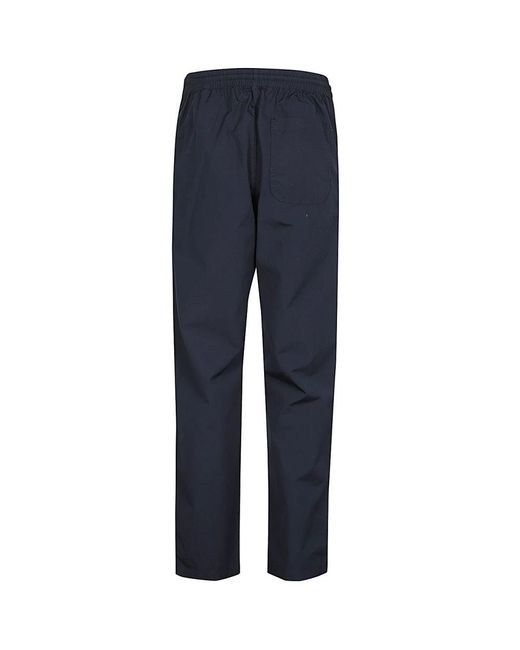 Straight Trousers Aspesi de hombre de color Blue