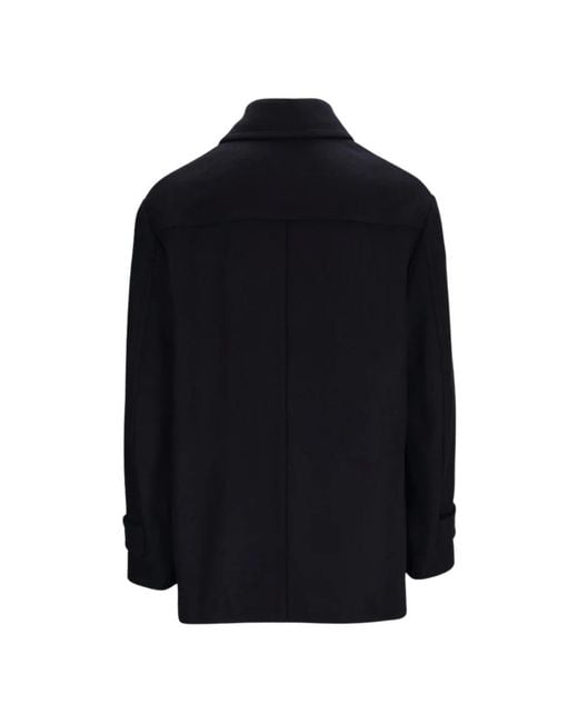 Dries Van Noten Rivne Kurzmantel, Einreihig in Blue für Herren