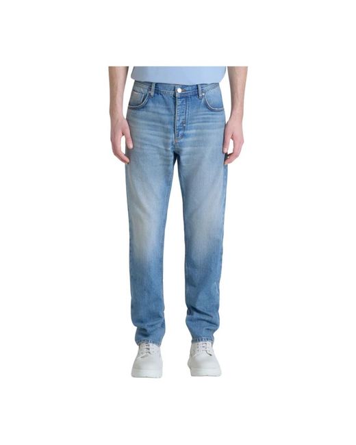 Antony Morato Blue Straight Fit Jeans for men