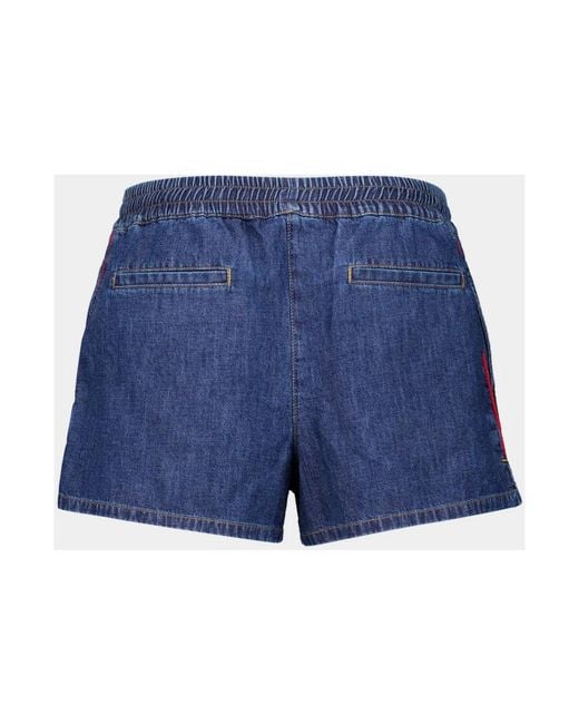 Valentino Garavani Blue Denim Shorts