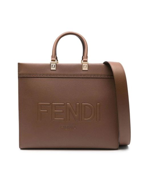 Fendi Brown Handbags