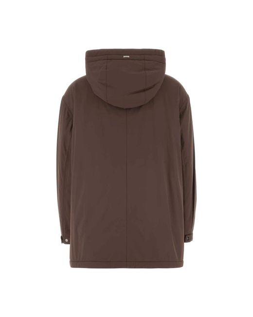 Herno Brown Belted Coats