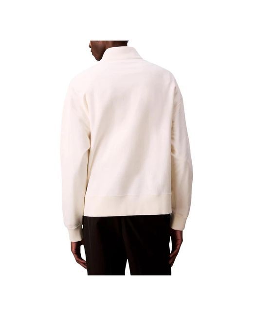 Calvin Klein White Sweatshirts for men